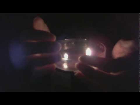 [VISUAL ASMR] Candle in Darkened Room, Hand Movements