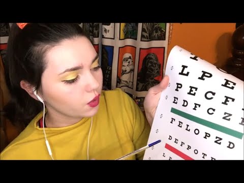 ASMR SWOOSH SOUNDS | TRACING EYE CHART | GIFT PAPER SOUNDS ❤️