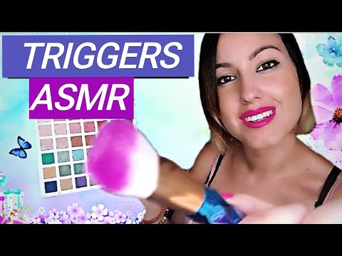 Los MEJORES TRIGGERS del ASMR- Maquillaje, brochas, susurros, visual // Especial para Neko asmr