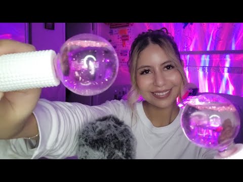 ASMR 💦 Water Globes (Aggressive water sounds,Tapping glass)