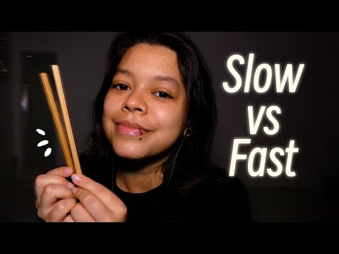 Slow VS Fast ASMR | qu'est-ce que tu préfères ?? 🥰