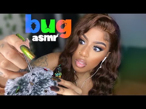 ASMR | SUPER TINGLY Bug Searching🐛 🪰  (Fast & Aggressive Unintelligible Whispers & Mic Scratching)