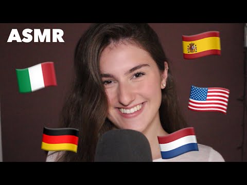 [ASMR] whispering in 6 DIFFERENT LANGUAGES 😴 // (german/deutsch)
