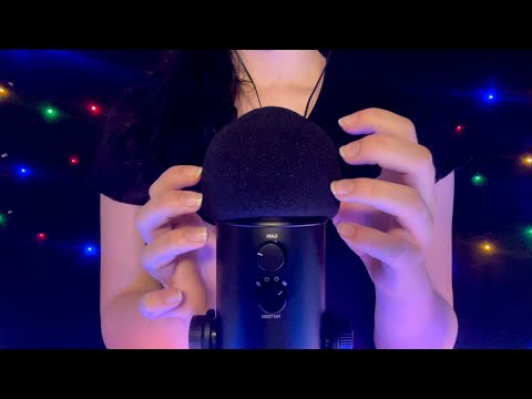 ASMR - Fast Microphone Scratching (With Windscreen & Short Nails) [No Talking]