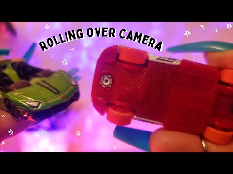 ASMR My Original Trigger - Lo-Fi Mini Cars Rolling Over Camera / Rolling Sounds , Camera Triggers