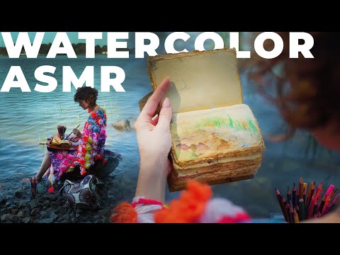 Coastal Calmness ASMR Water Color by the Shore with Ambient Noise and REAL Ocean Waves