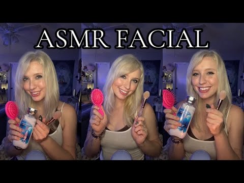 ASMR 💋 Facial + Makeover | Personal Attention