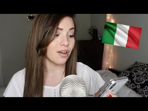 ASMR - Reading A Story In Italian! (...or trying to)