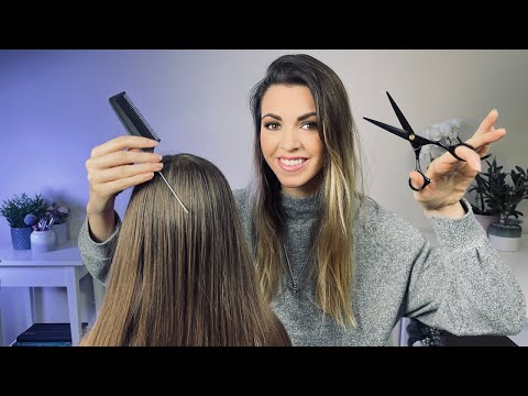[ASMR] Real Person Hair Cut | Shampoo Massage | Scalp Check ✂️