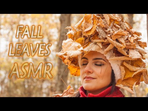 Fall Leaves ASMR, Ear Massage and Crinkling, New Take On