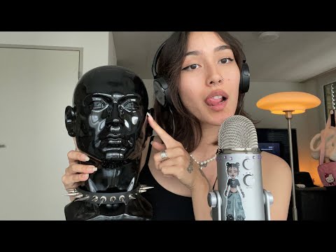 ASMR WITH FAKE HEAD ☆ (tapping, scratching,…)