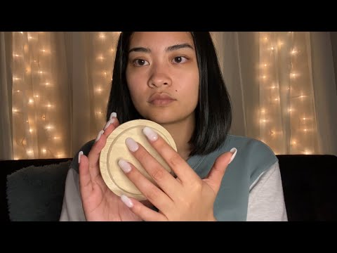 ASMR Wooden Coaster Tapping and Scratching (No Talking)