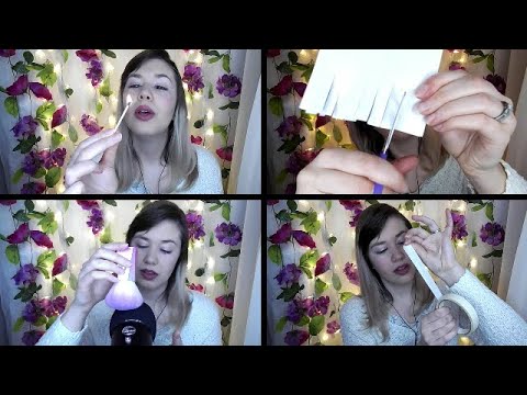 Classic ASMR Triggers (Matches, Tape, Paper, Scissors, Mouth Sounds, Mike Brushing & More!)