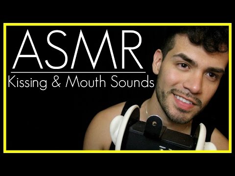 ASMR - Kissing, Mouth Sounds, Omnomnom (Male Whisper, Wet Mouth Sounds, Om Nom Nom, Kiss)
