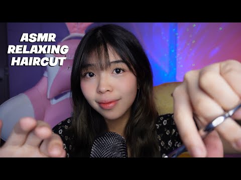 ASMR Giving you The MOST RELAXING HAIRCUT ever!