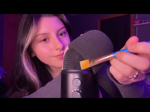ASMR mic scratching, brushing & invisible triggers for a good nights sleep
