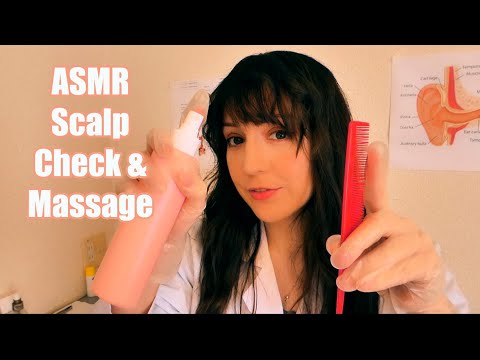 ⭐ASMR [Sub] Quick Scalp Check & Scalp Massage (Binaural, Layered Sounds, Soft Spoken)