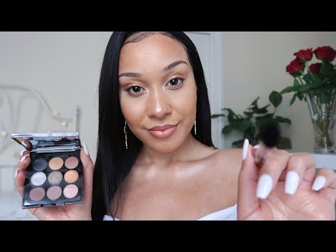 ASMR Doing Your Date Night Makeup ✩ Relaxing Personal Attention W/ Layered sounds