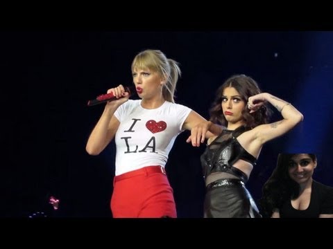 Taylor Swift and  Cher Lloyd Live Performace On Stage Together  - my thoughts