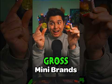 Unboxing GROSS Mini Brands 2! 🤮 | #ASMR