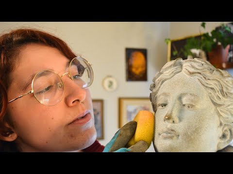 ASMR Assessing Artifacts Alongside A Museum Curator (inaudible whispers, measuring, background asmr)