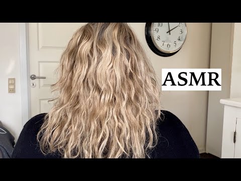 ASMR Helping My Mom Relax 💛 (hair play, braiding, brushing & spraying sounds, no talking)
