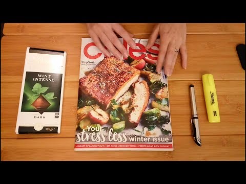 ASMR Australian Food Magazine Flipping