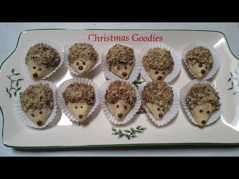 hedgehog cookies