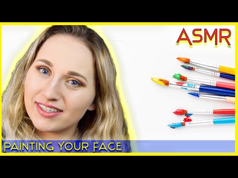 Painting Your Face ASMR || Close Up || Soft Spoken