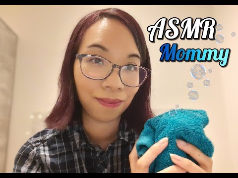 ASMR: Mommy Gets You Ready For Bed (Personal Attention, Whispers, Water Sounds)