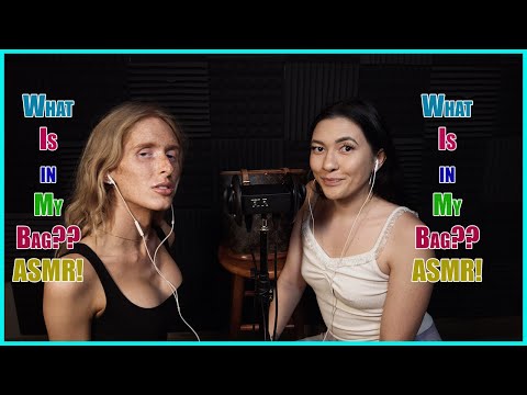❤️New Model / 💙New Series! What Is In My Bag ASMR! Learn To Love ASMR With Muna and Her Best Friend!