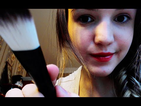 ASMR Makeup Role Play & Eyebrows Trimming (ENG, Soft Spoken)