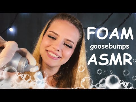ASMR Brain Melting Foam Sounds for Sleep. Latex Gloves. (No Talking)