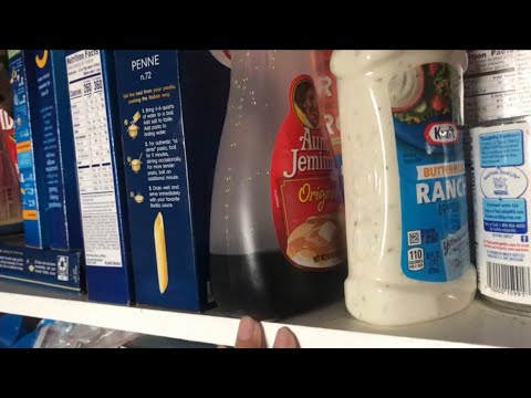 ASMR Tapping Food in Pantry and Fridge