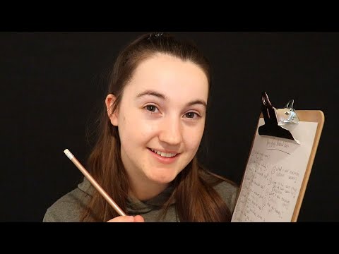 ASMR | Asking You VERY EASY Personal Questions ~ Questionnaire/Interview (Whispered)