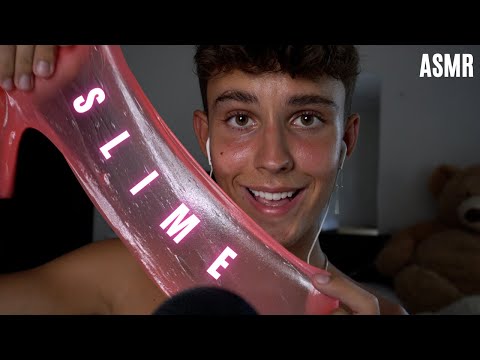 ASMR | uncomfortably close SLIME in your face (ewww) 🥴👅