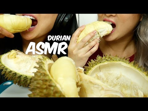 ASMR DURIAN (Eating Sounds) No Talking | SAS-ASMR