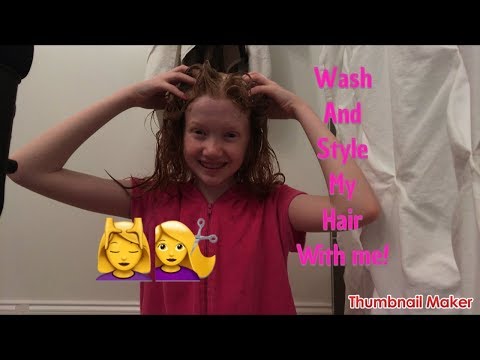 ASMR~ Wash and Style My Hair With Me!