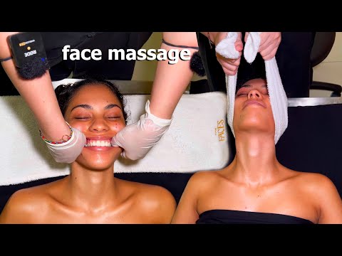 ASMR: I Tried a BUCCAL Face Massage for Face lifting!