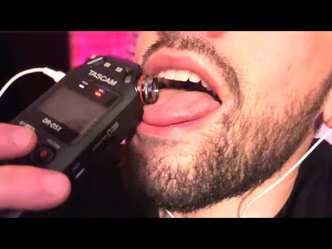 THIS TASCAM MIC LICKING IS WET AS F | ASMR