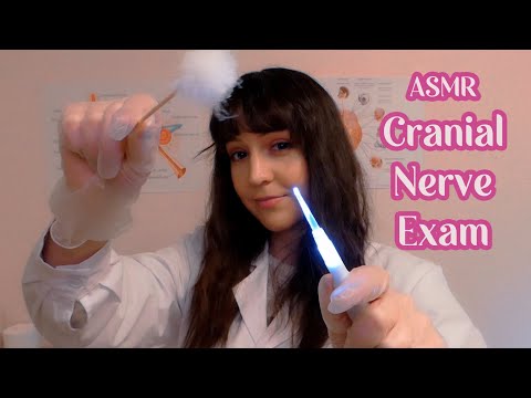 ⭐ASMR Whispered Cranial Nerve Exam, Doctor Roleplay