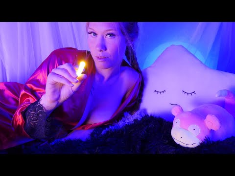 ASMR in bed w. you 💜✨️Look at the light (Do As I say) Follow My Instructions☝️
