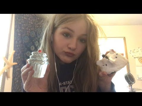 ASMR tapping assortment 💜 | whispering | chit chat |