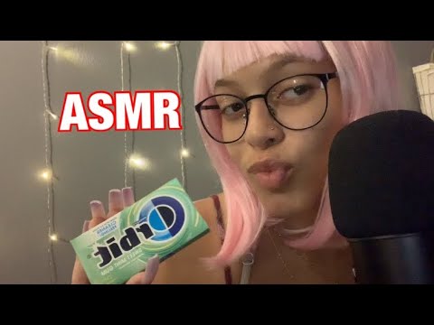 ASMR| TRIGGER WORDS + GUM CHEWING
