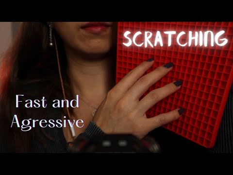 ASMR Fast and Agressive Scratching (No Talking)