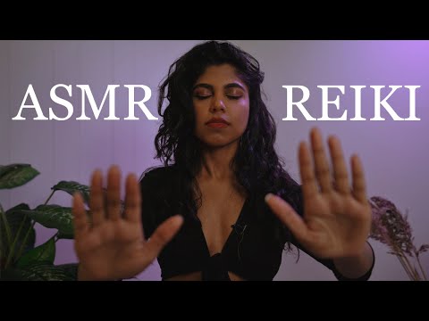 ASMR Reiki For Sleep | Hand Movements, Crystal Healing & Tarot Card Pull