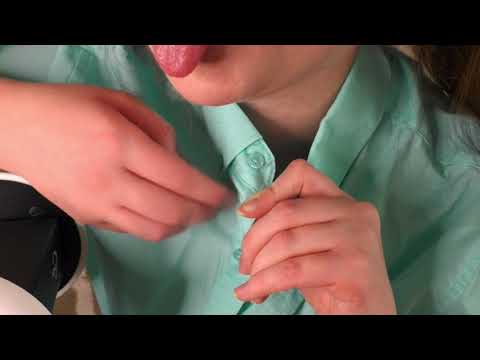 ASMR scratching your shirt on me
