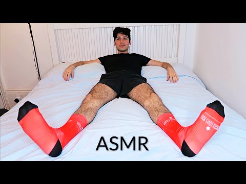 ASMR Sock Scratching and Rubbing Male