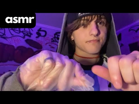 asmr casero mouth sounds, guantes, tapping, agua y etc