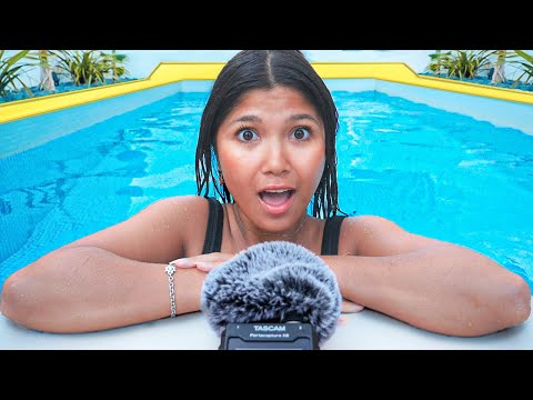 ASMR IN POOL